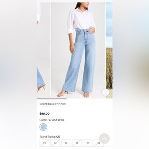 Levi’s Ribcage Wide Leg Jeans